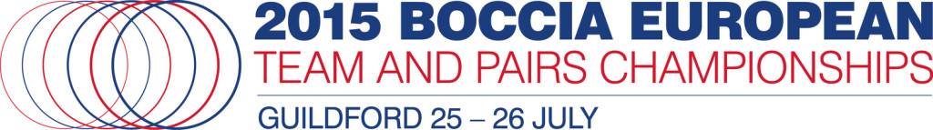 2015 Boccia European Team and Pairs Championships logo