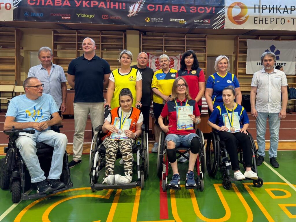 Призери ЧУ з боча 2024 у класі BC1 жінки