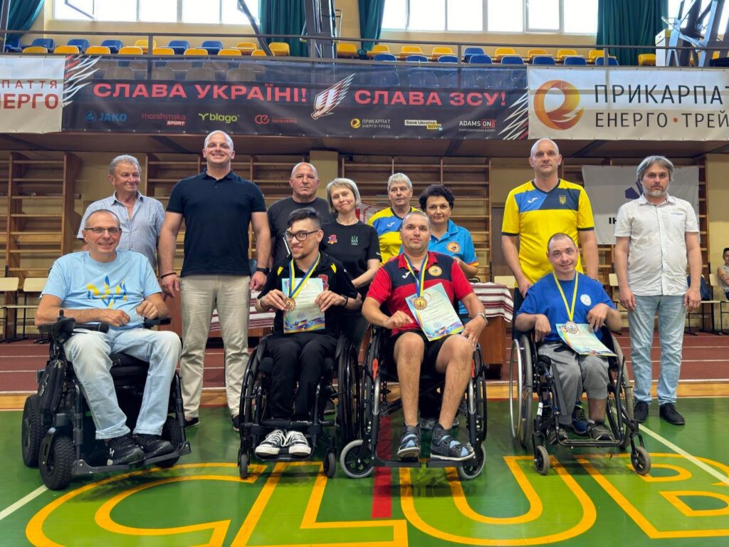 Призери Чемпіонату України з боча 2024 у класі BC1 чоловіки