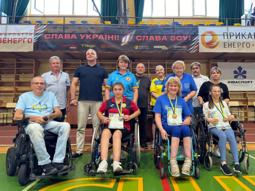 Призери Чемпіонату України з боча 2024 у класі BC2 жінки