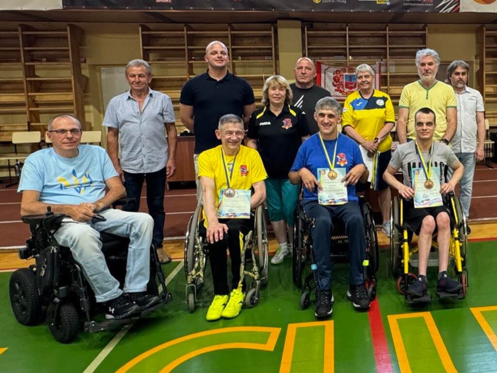 Призери Чемпіонату України з боча 2024 у класі BC2 чоловіки