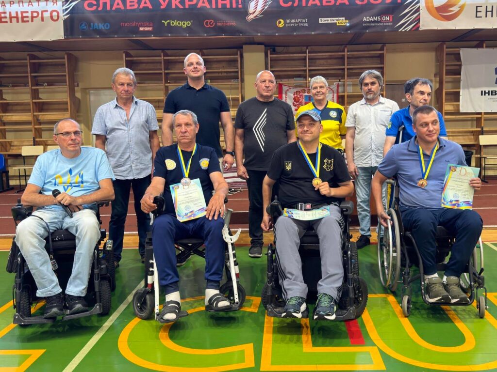 Призери Чемпіонату України з боча 2024 у класі BC4 чоловіки