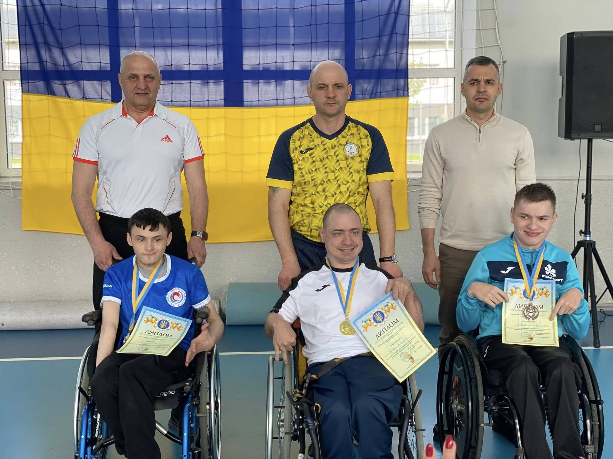 Призери Чемпіонату України з боча 2025 у дисципліні BC1 чоловіки