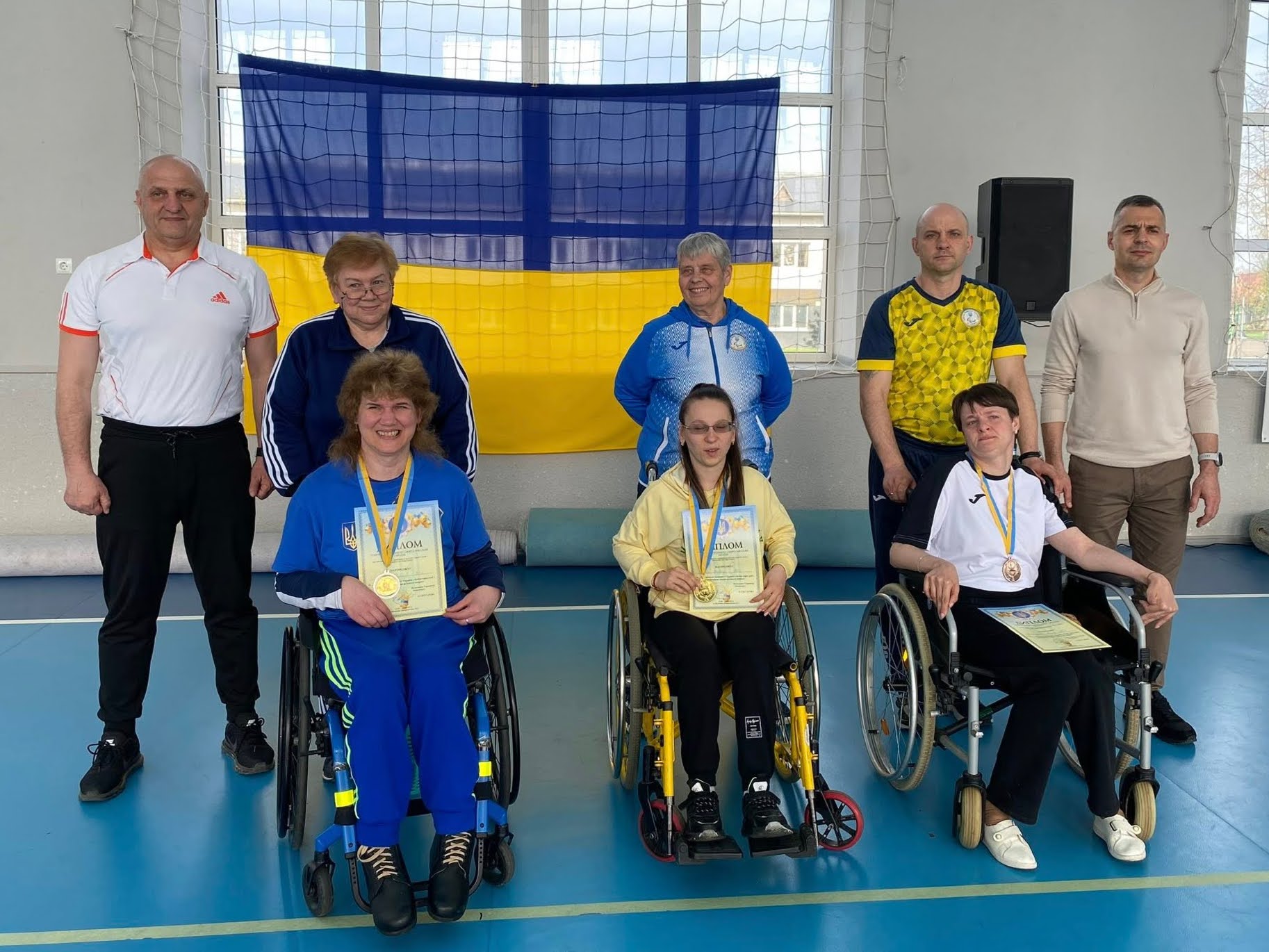 Призери Чемпіонату України з боча 2025 у дисципліні BC2 жінки