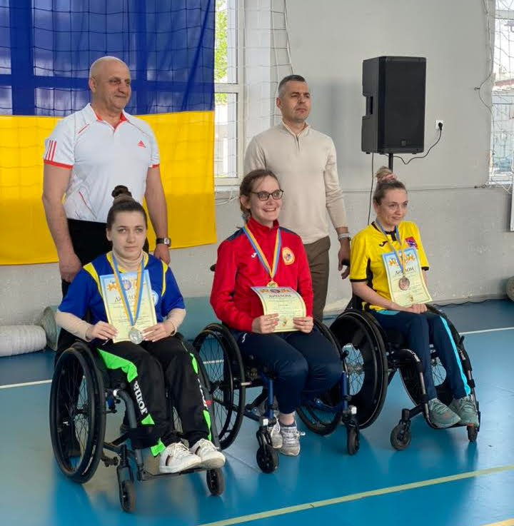 Призери Чемпіонату України з боча 2025 у дисципліні BC1 жінки