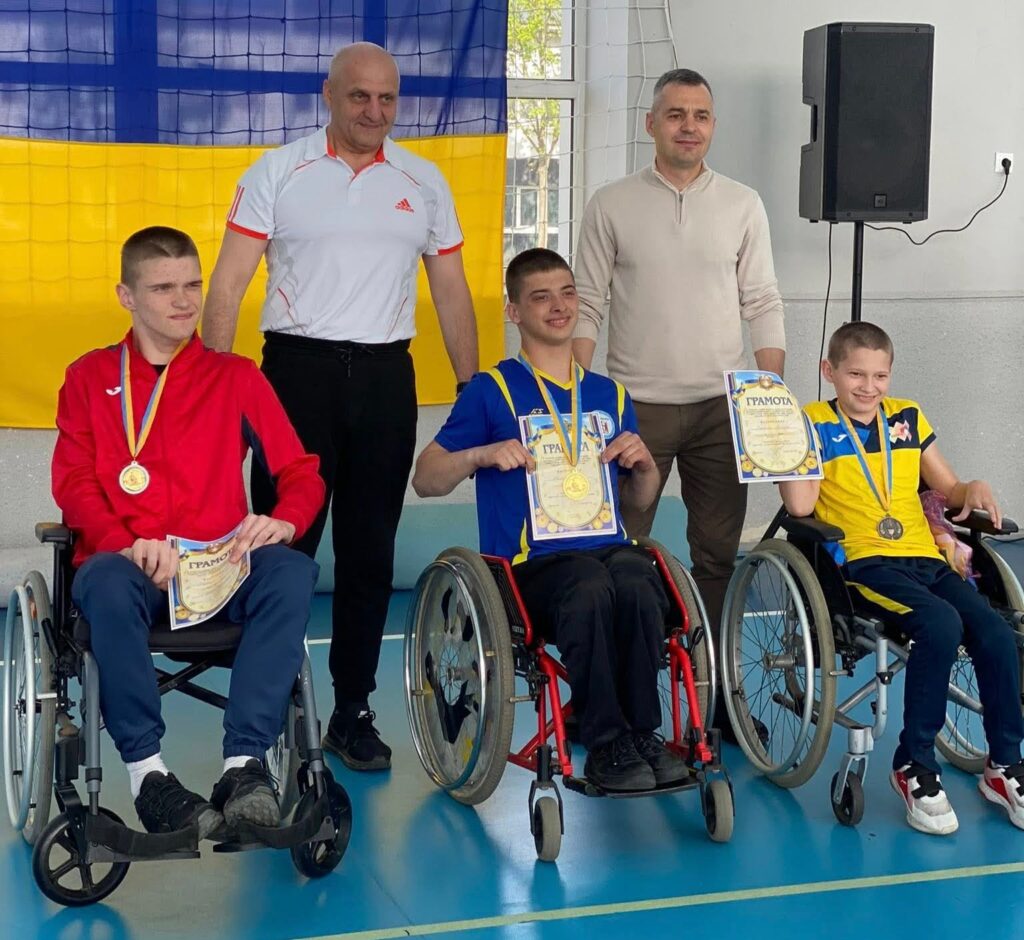 Призери Чемпіонату України з боча 2025 у дисципліні BC1 чоловіки юніори