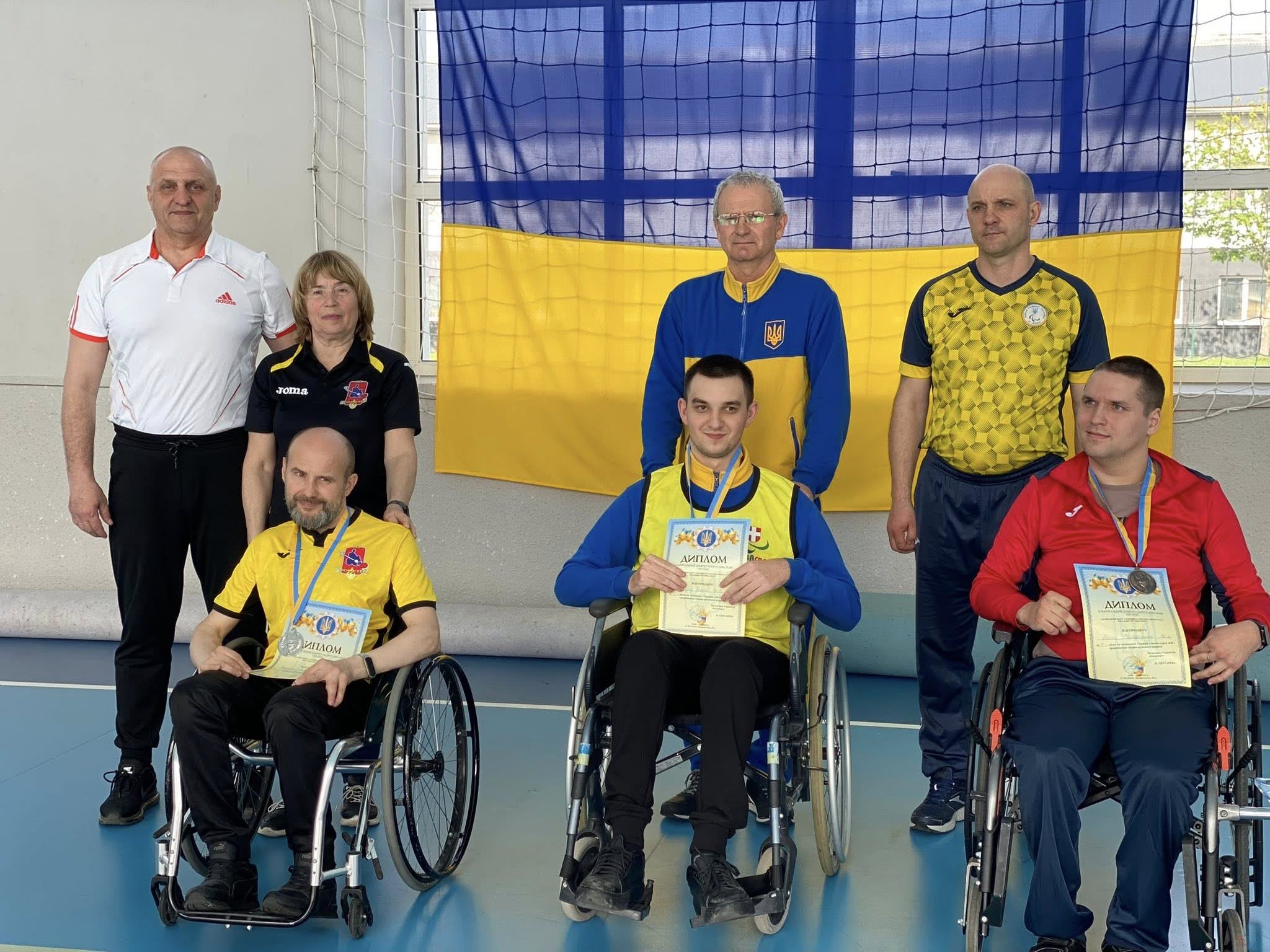 Призери Чемпіонату України з боча 2025 у дисципліні BC2 чоловіки