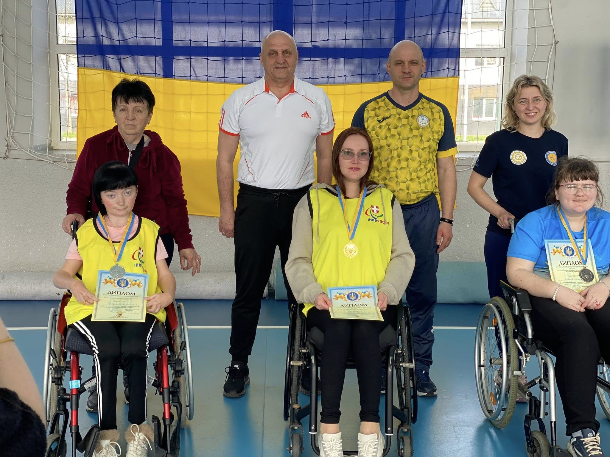 Призери Чемпіонату України з боча 2025 у дисципліні BC4 жінки